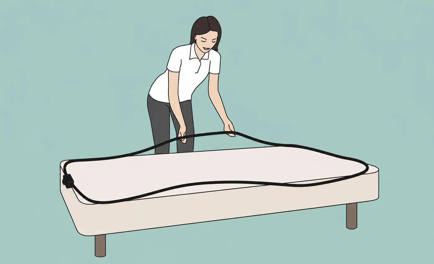 Posizionamento dell’applicatore SynthONO su un letto
